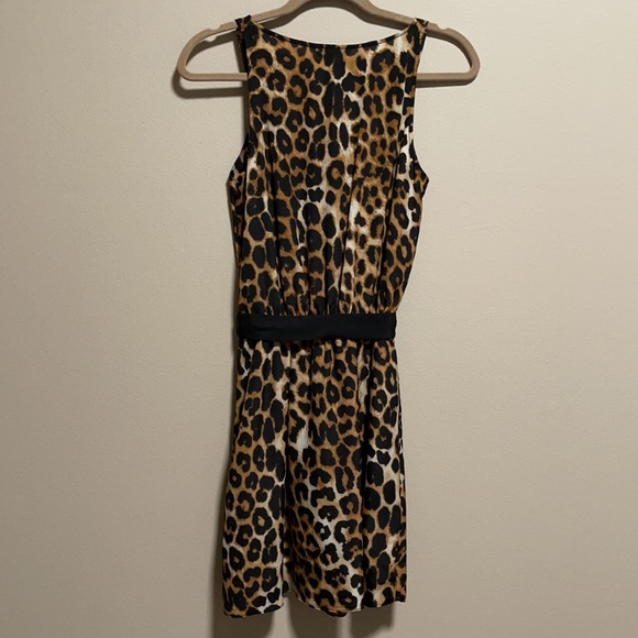 Express Leopard Ruffle Dress - Picture 5 of 8